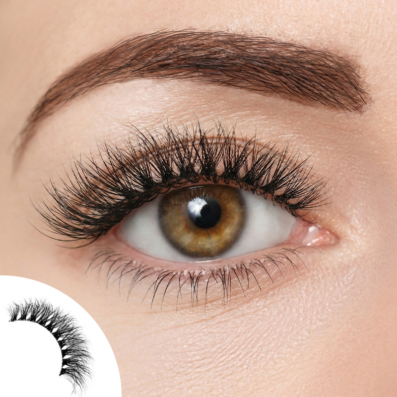 Onyx Kiss 7 Pairs Natural Glue-on Lashes