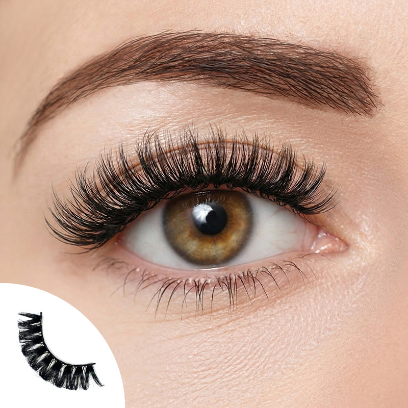 Stone Pine 4 Pairs Natural Glue-on Lashes