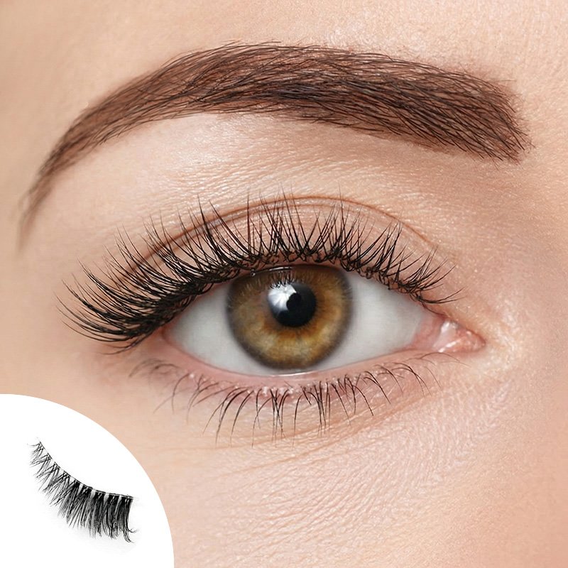 Free Soul 10 Pairs Natural Glue-on Lashes