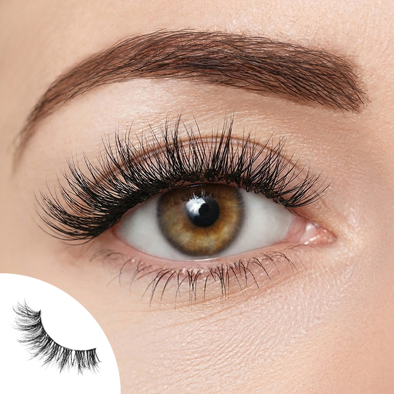 Twilight Charm Segmented Natural Glue-on Lashes