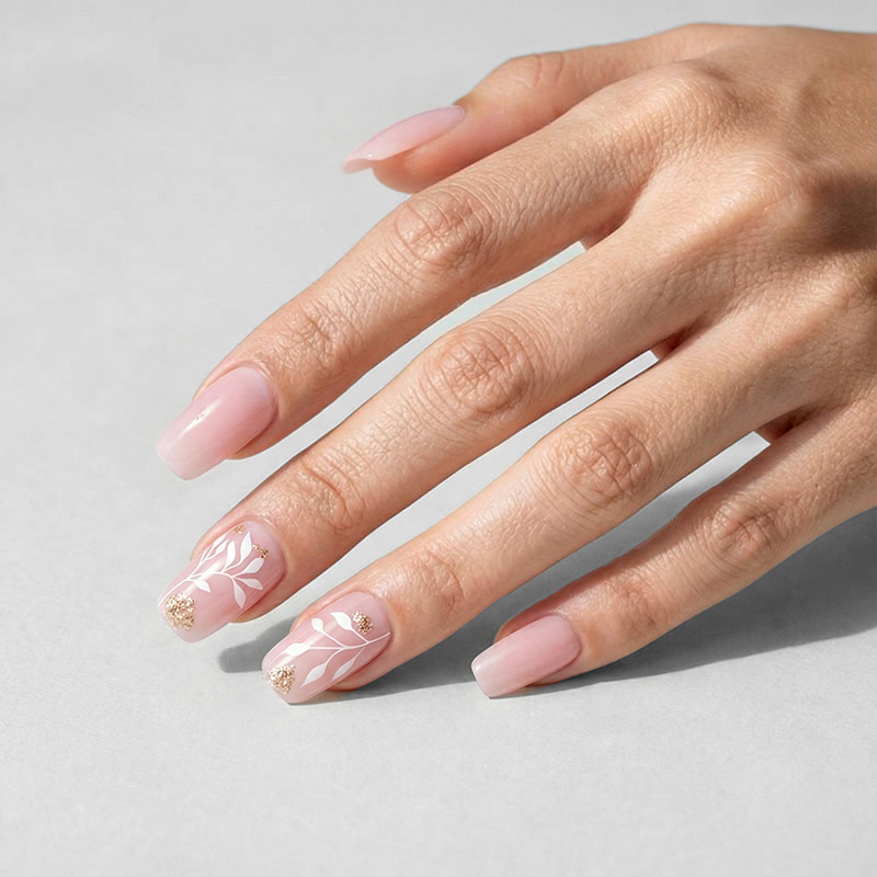 Royal Bloom Pink Nails