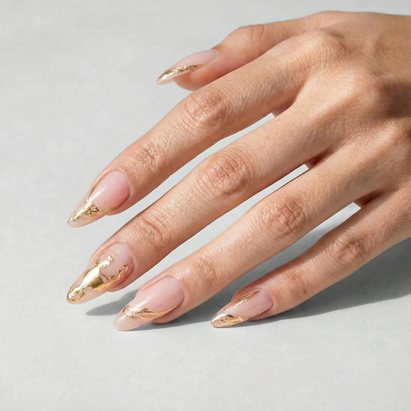 Glory Platinum Gold Nails
