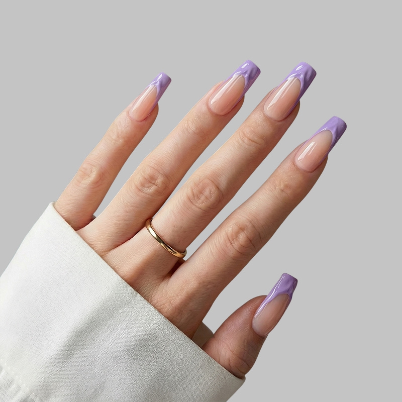 Violet Kiss Purple Nails