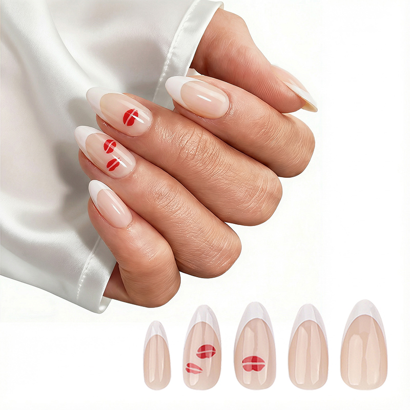 Flirty Lip Blush Pink Nails