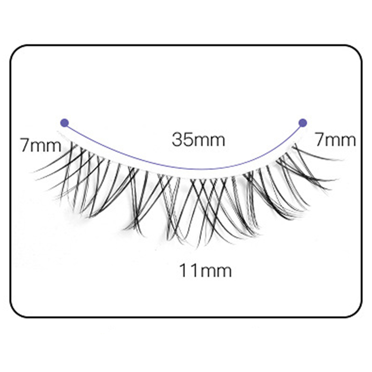 Starry Nightfall Ⅰ 3 Pairs Natural Lashes