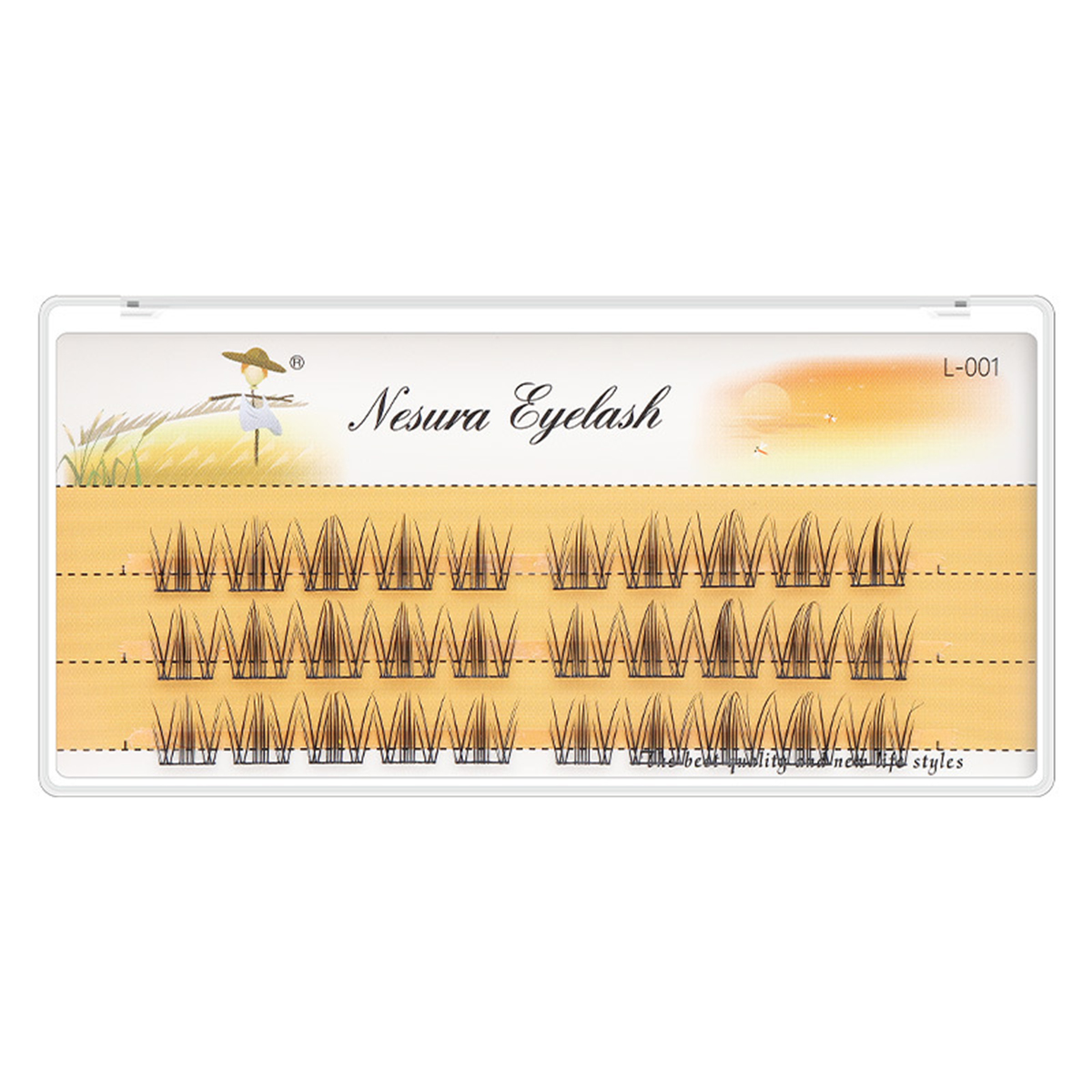 Radiant Reverie 3 Rows Segmented Natural Lashes