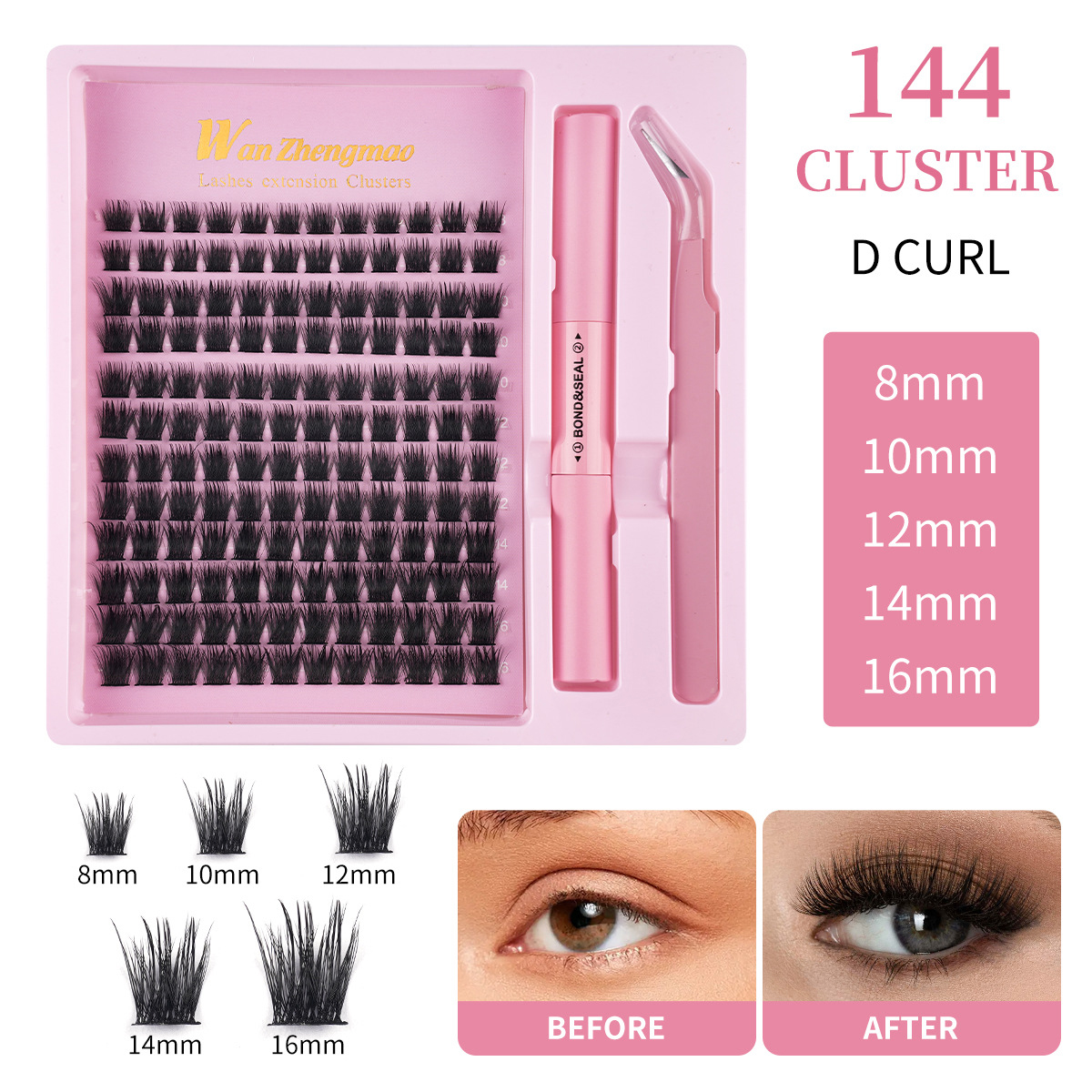 Velvet Gaze Segmented Natural Eyelashes Set