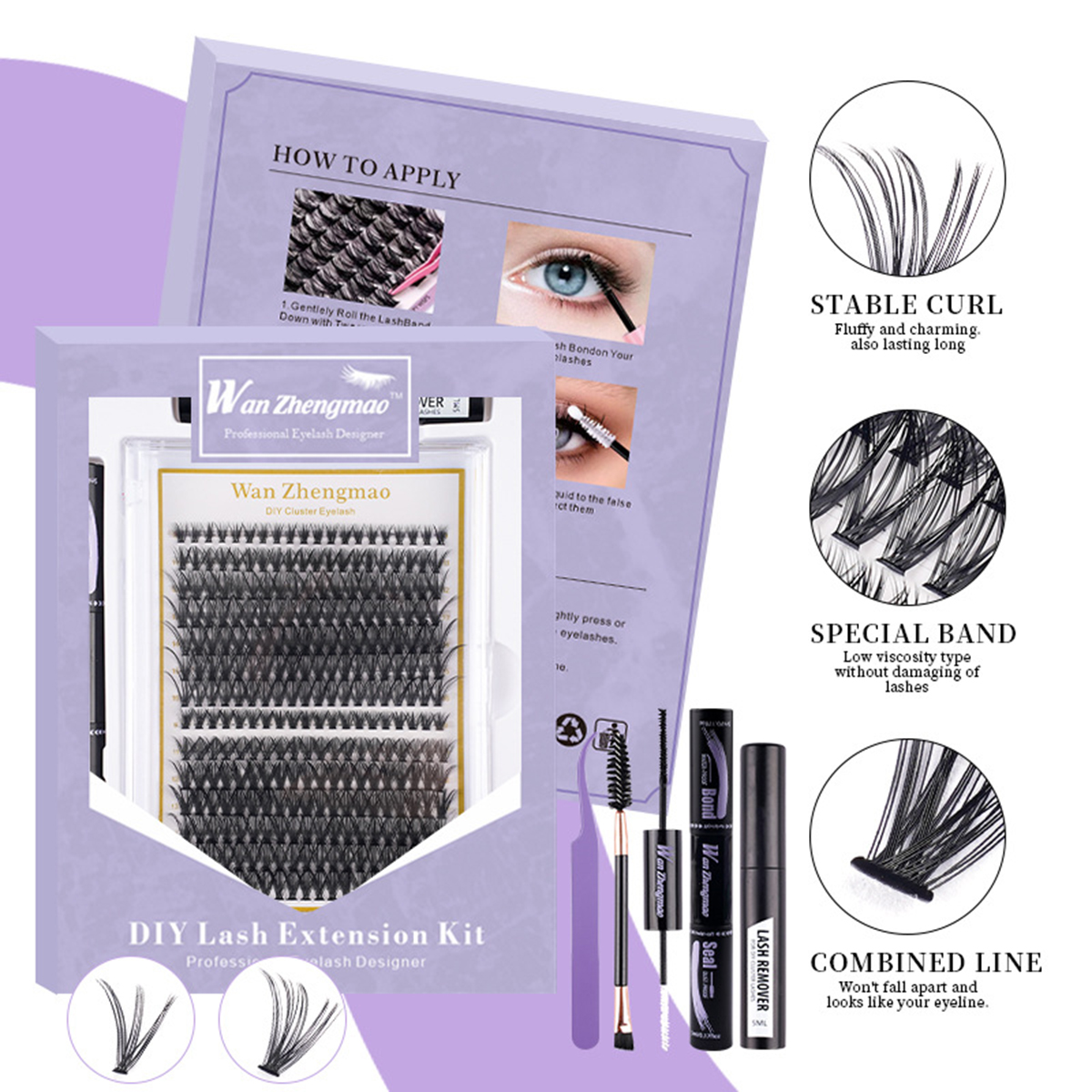 Doll Eye Dream Segmented Natural Eyelashes Set