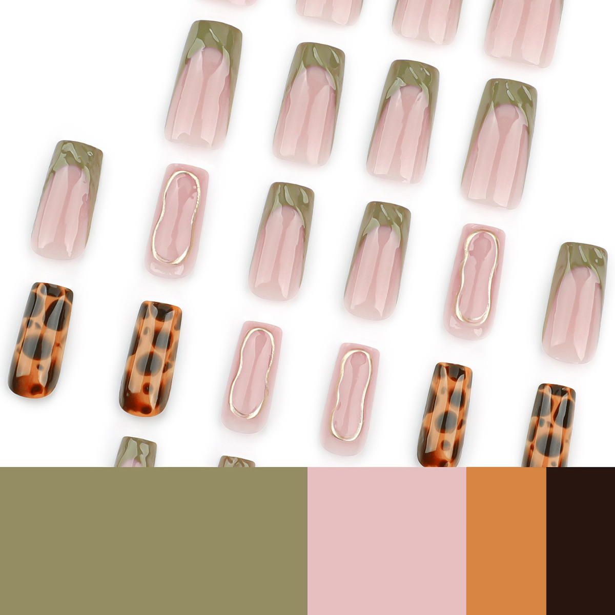 Wild Canvas Multicolor Nails