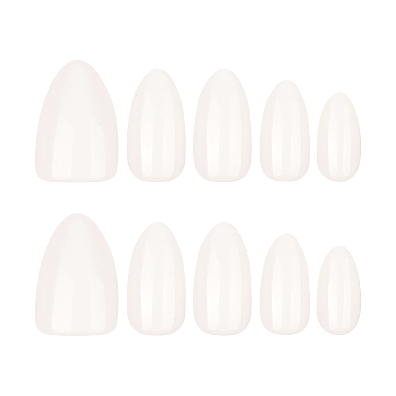 Pure Snow White Nails