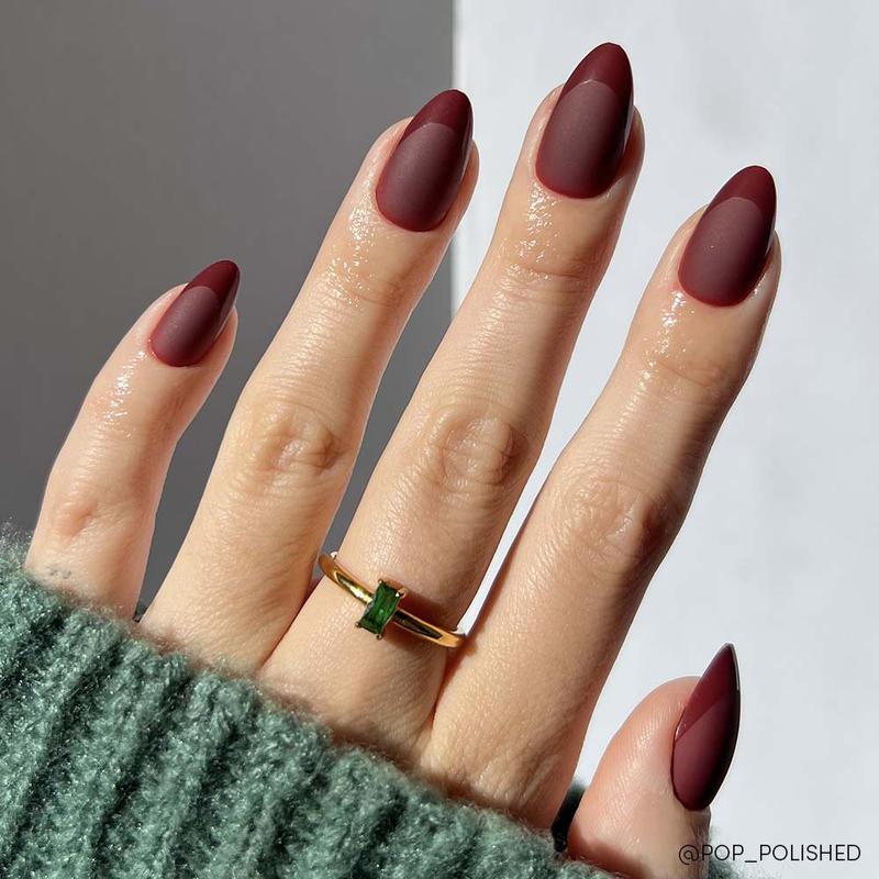 Merlot Red Nails