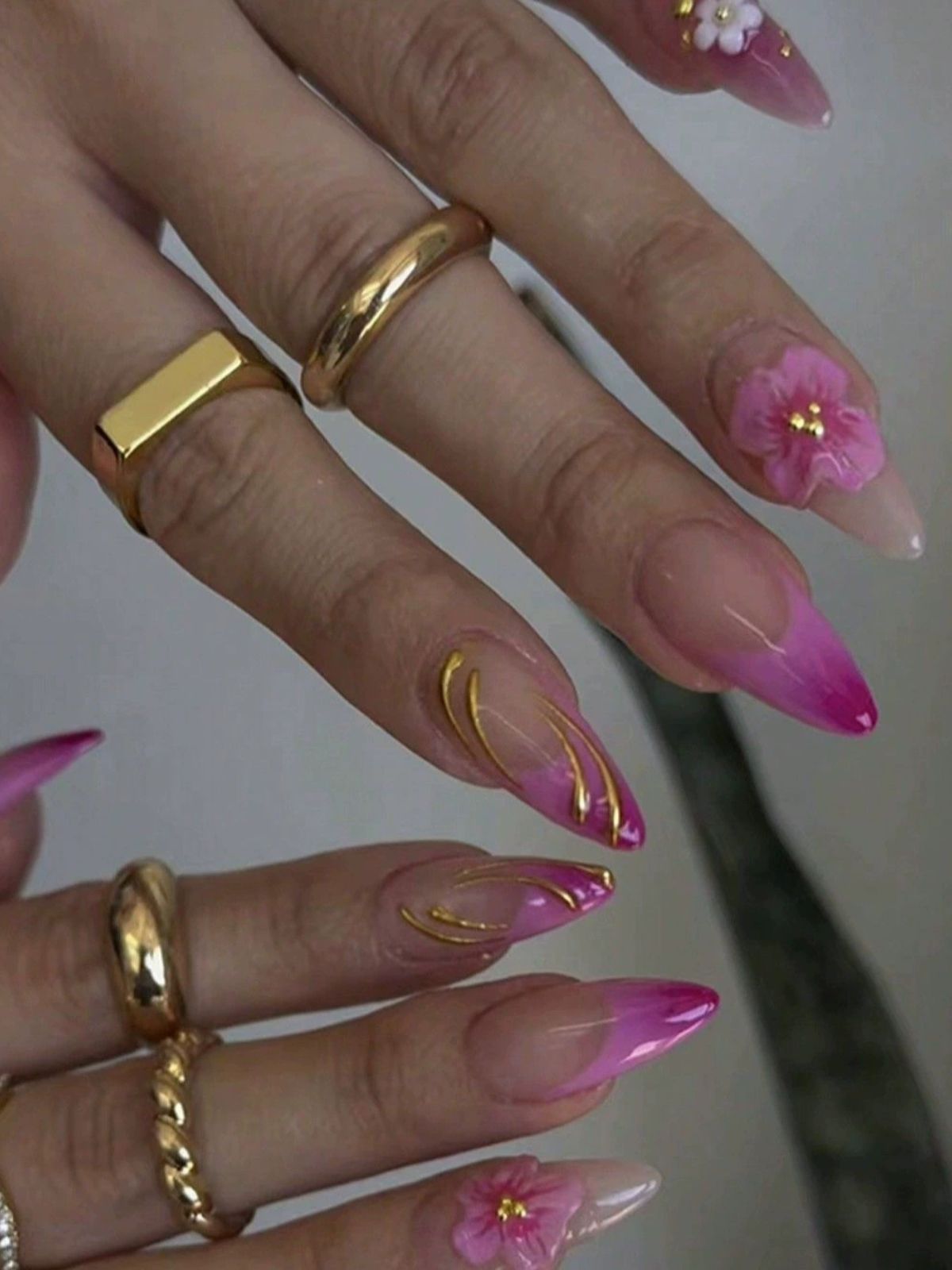 Amethyst Blossom Purple Nails