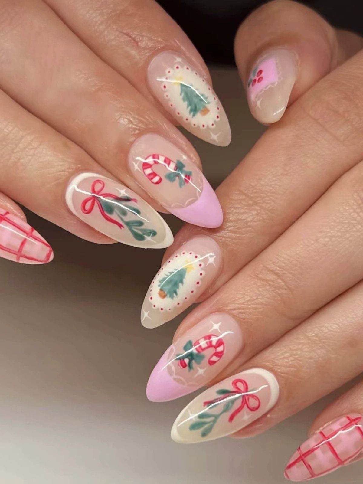 Candy Vibes Pink Nails