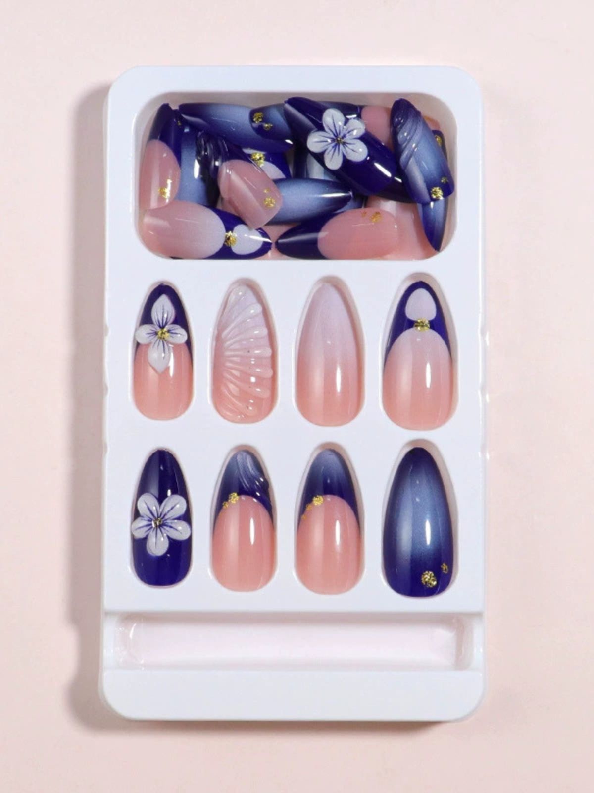 Spring Fling Blue Nails