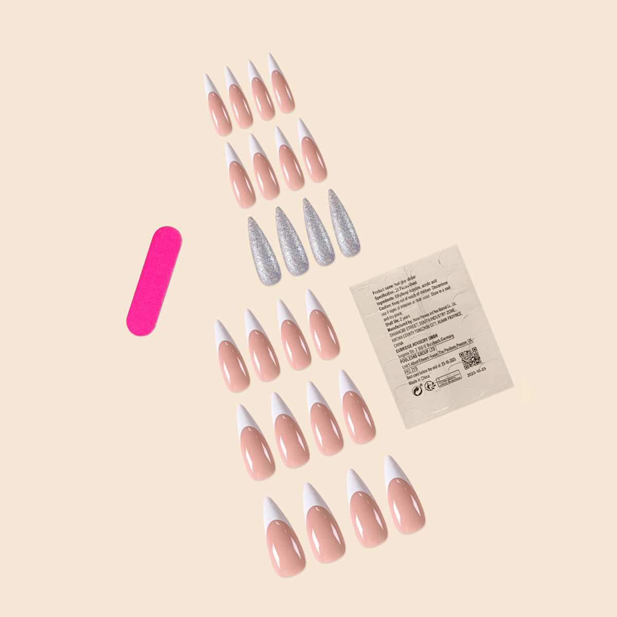 Fairy Dust Pink Nails