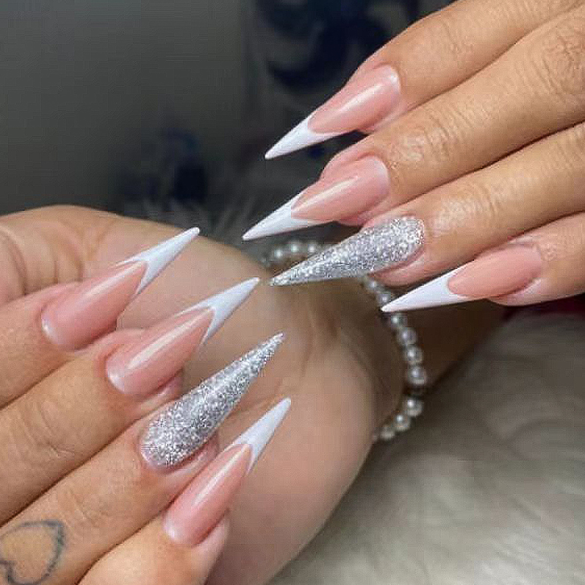 Fairy Dust Pink Nails
