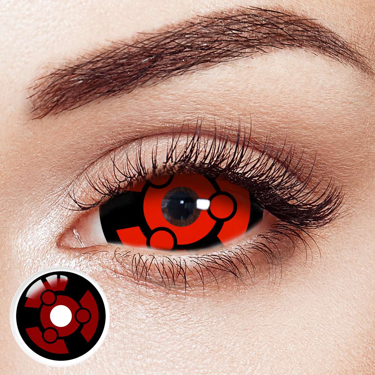 Uchiha Madara Red 22mm Costume Yearly Contact Lenses | 2 Pcs