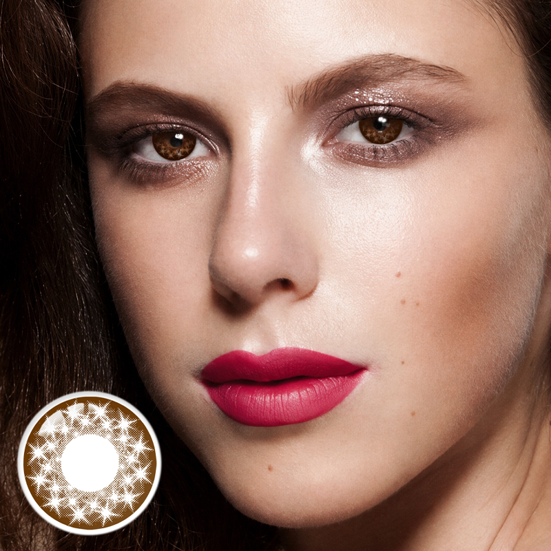 Starlit Cocoa 6 Months Contact Lenses | 2 Pcs