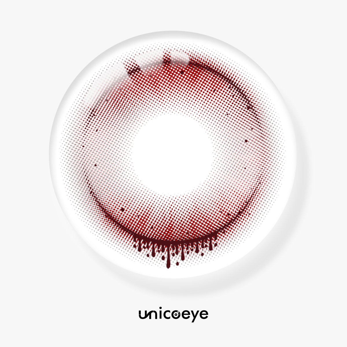 Witch's Tears Red Costume Yearly Contact Lenses | 2 Pcs