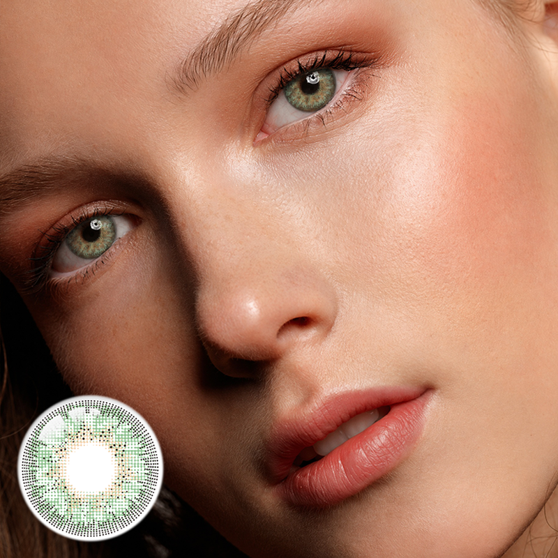 Garden Enchantment Green 6 Months Contact Lenses | 2 Pcs