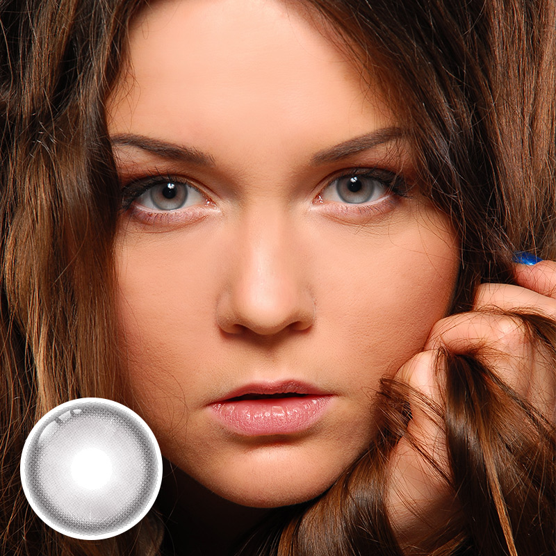 Romona Gray Yearly Contact Lenses | 2 Pcs