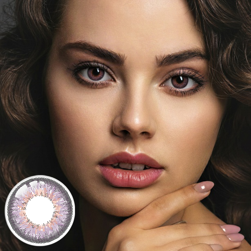 Galaxy Blur Purple 6 Months Contact Lenses | 2 Pcs