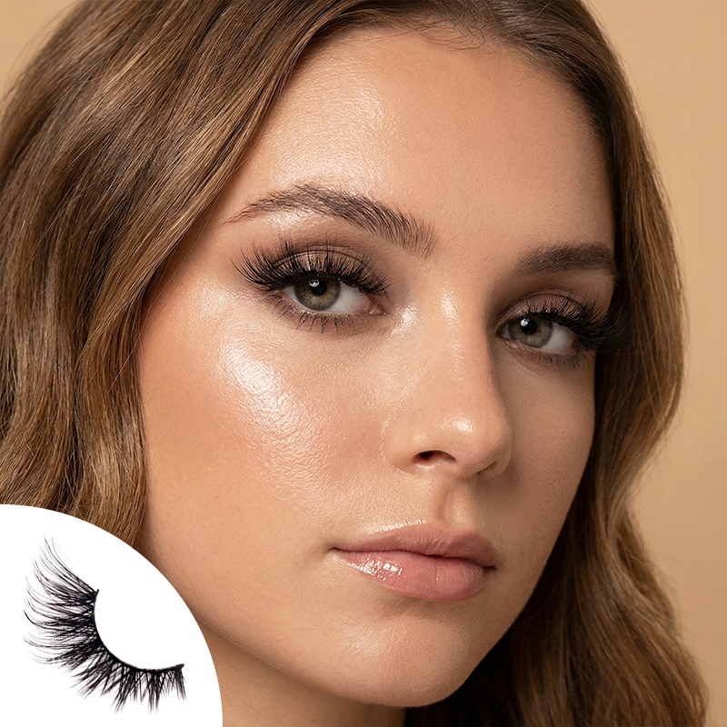 Moss Spring 7 Pairs Natural Glue-on Lashes