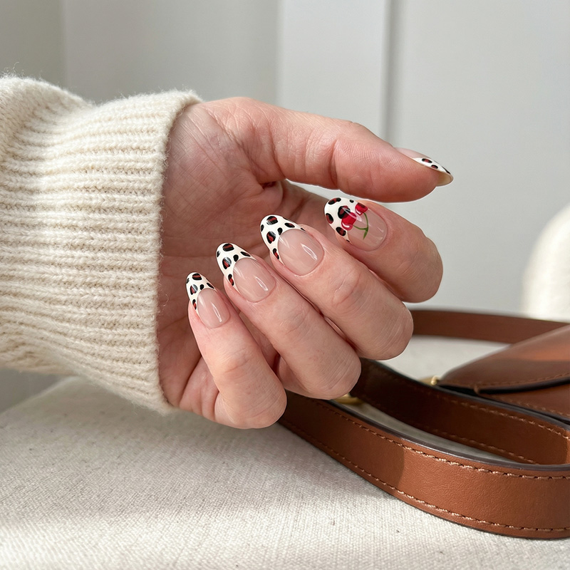 Wild Cherry Multicolor Nails