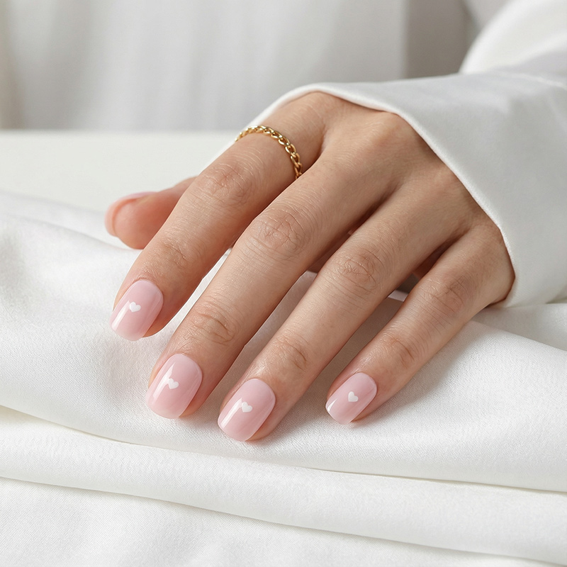 Tender Love Pink Nails