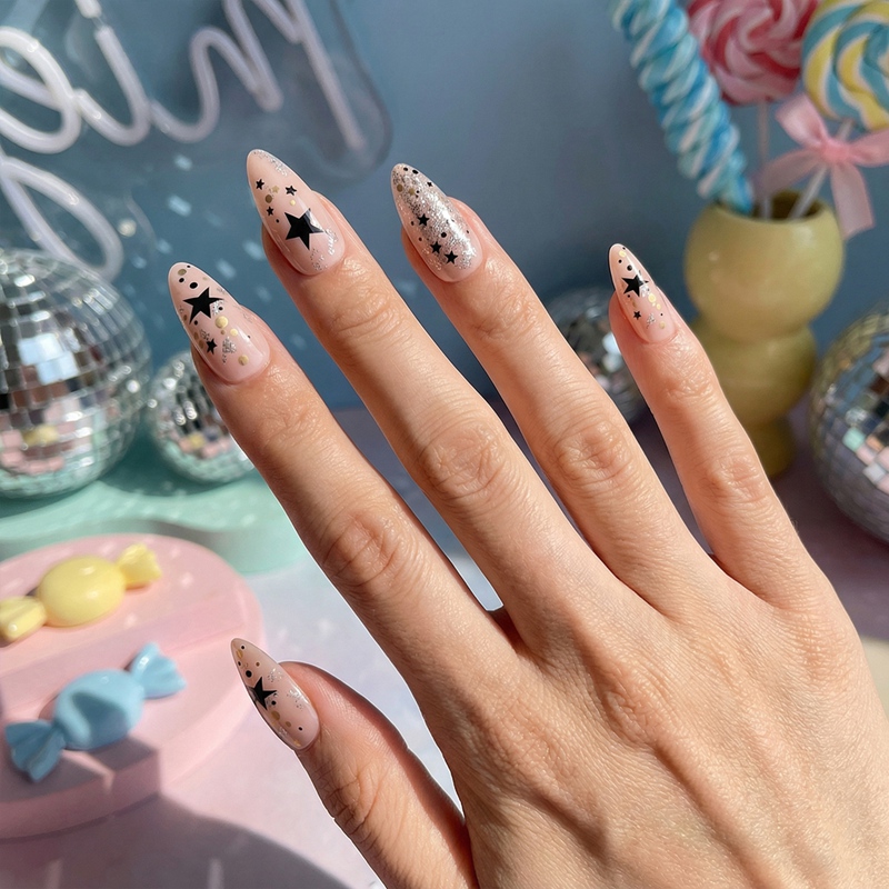 Dream Catcher Beige Nails