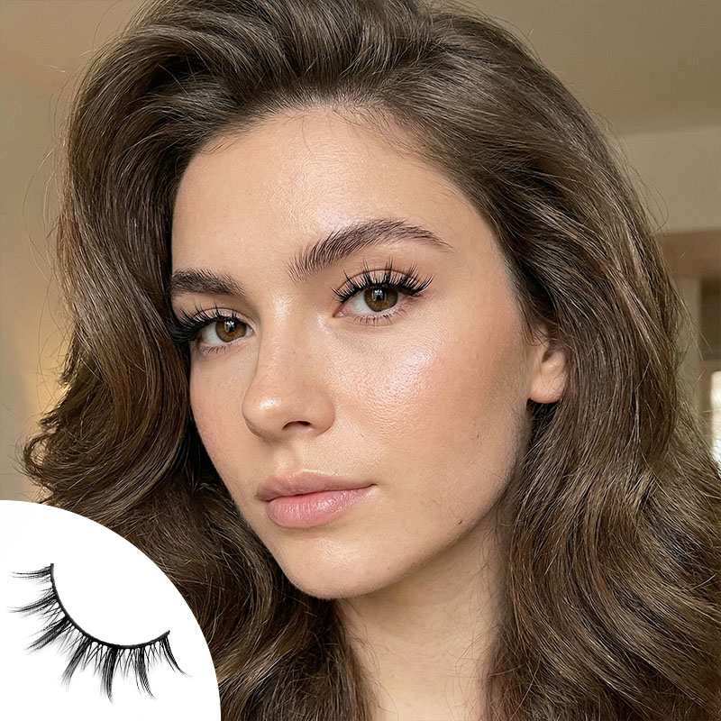 Tropical 10 Pairs Natural Glue-on Lashes