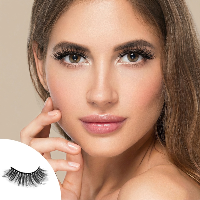 Born to Love 3 Pairs Natural Glue-on Lashes