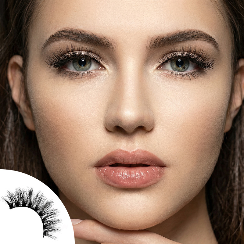 Velvet Fringe 5 Pairs Natural Glue-on Lashes