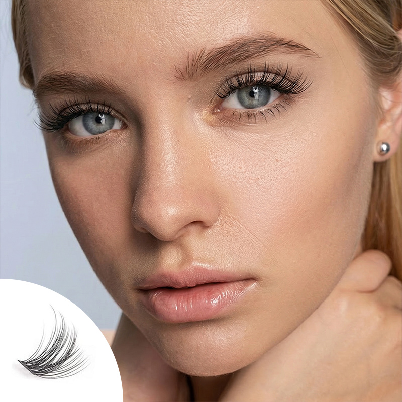 Cloud Nine Segmented Natural Glue-on Eyelashes Set