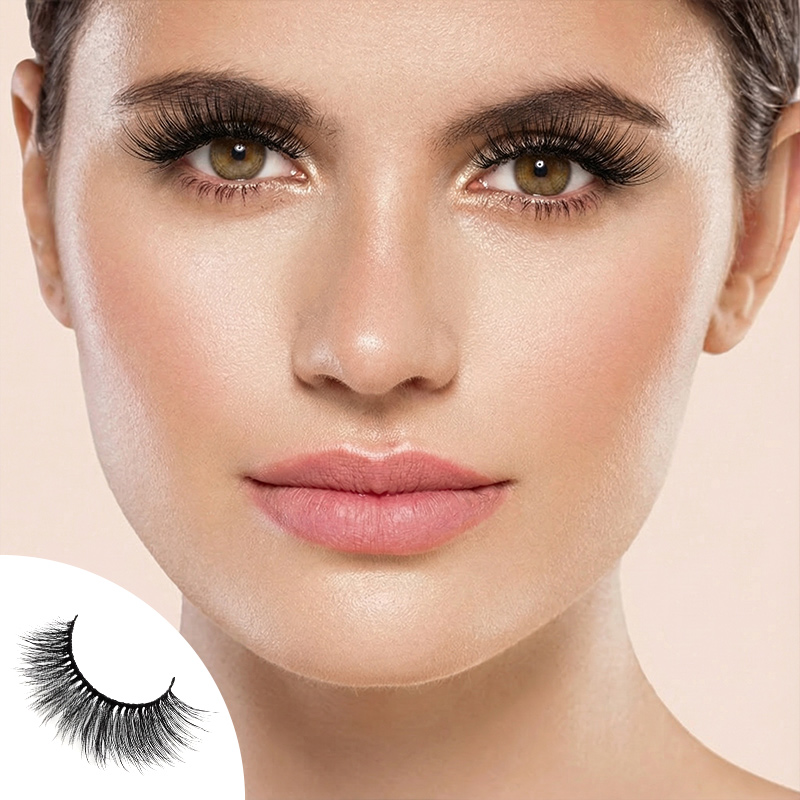 Chic Week 7 Pairs Natural Glue-on Lashes