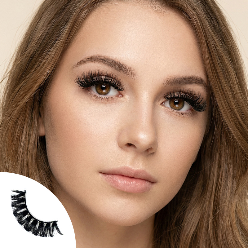 Stone Pine 4 Pairs Natural Glue-on Lashes