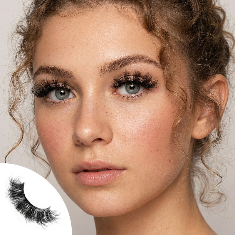 Divine Secret 10 Pairs Natural Glue-on Lashes
