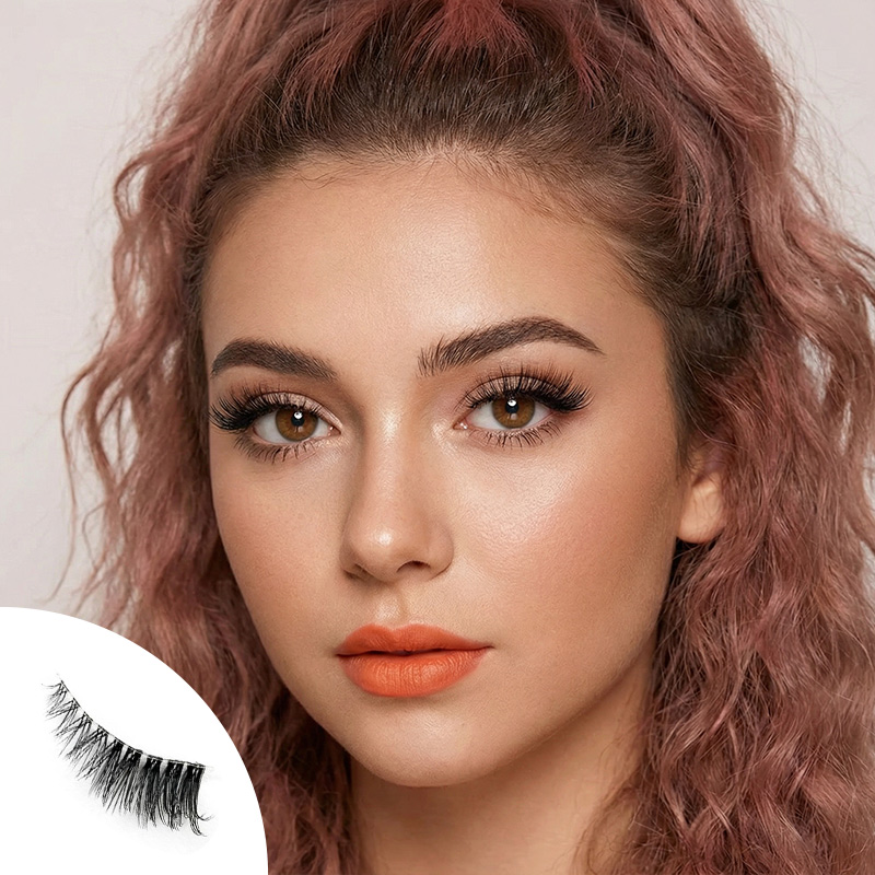 Free Soul 10 Pairs Natural Glue-on Lashes