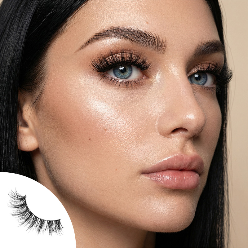 Twilight Charm Segmented Natural Glue-on Lashes