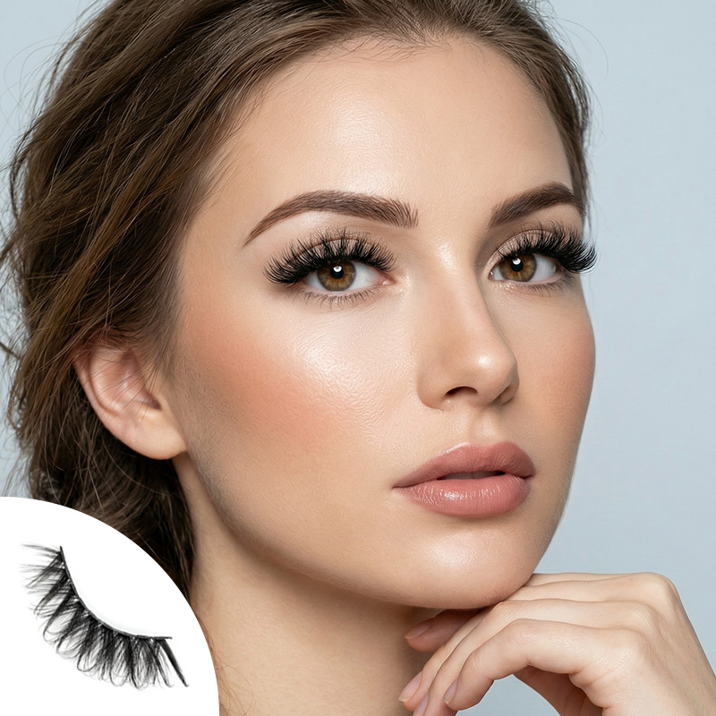 Mystic Queen 11 Pairs Natural Glue-on Lashes