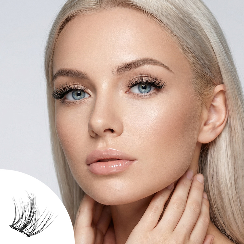 Opium Haze Segmented Natural Glue-on Lashes