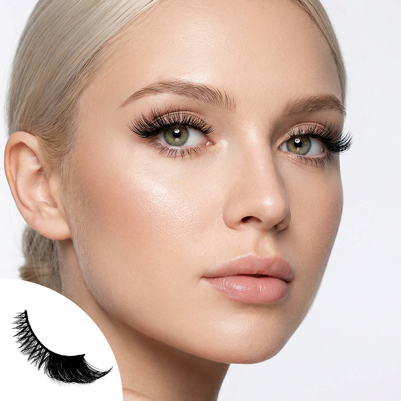 Eden Spark 5 Pairs Natural Glue-on Lashes