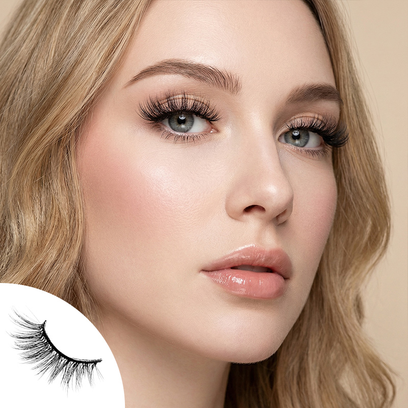 Mermaid Kiss 10 Pairs Natural Glue-on Lashes