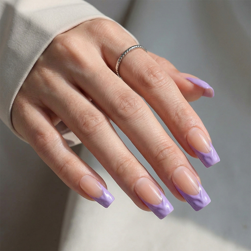 Violet Kiss Purple Nails