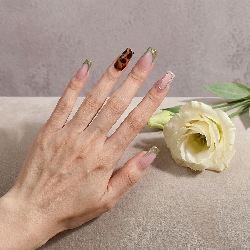 Wild Canvas Multicolor Nails