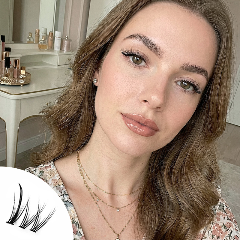 Phoenix Feathers Segmented Natural Glue-on Lashes