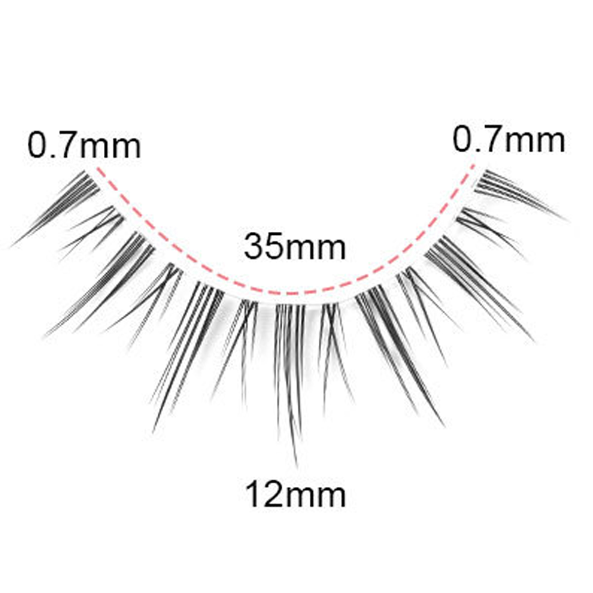 Jungle Fever 5 Pairs Natural Lashes