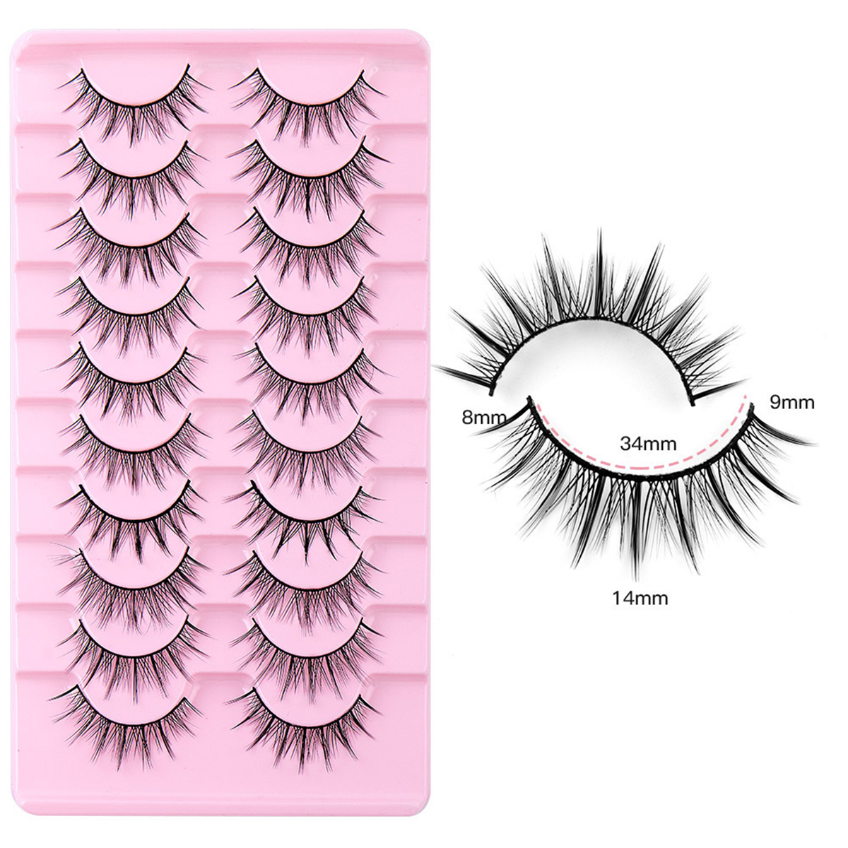 Poison Apple 10 Pairs Natural Lashes