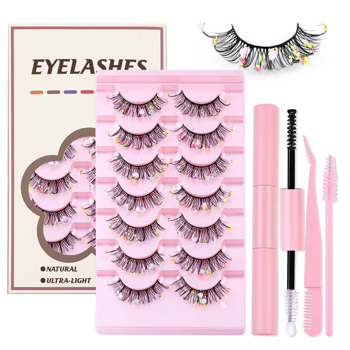 Stardust 7 Pairs Natural Lashes