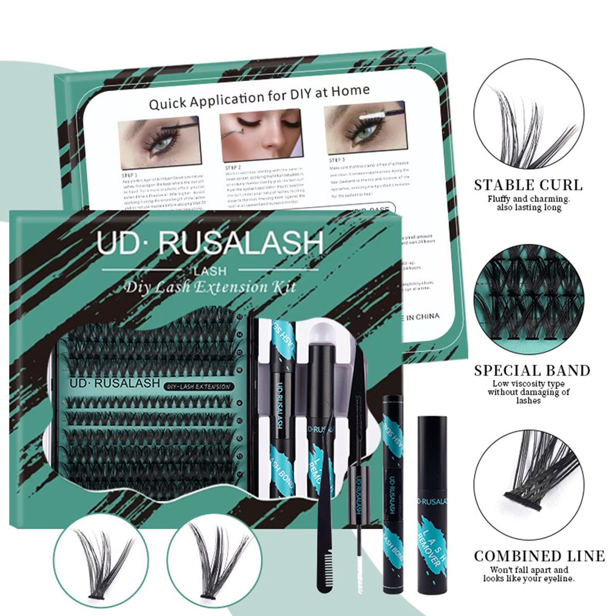 Gossamer Wings Segmented Natural Eyelashes Set